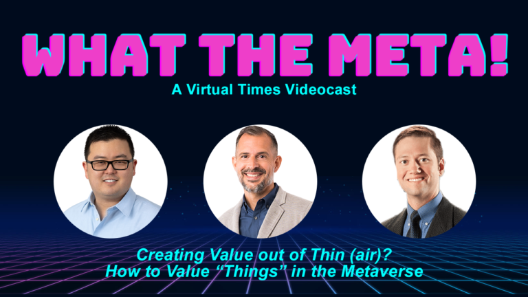 Read more about the article Creating Value out of Thin (air)? How to Value “Things” in the Metaverse